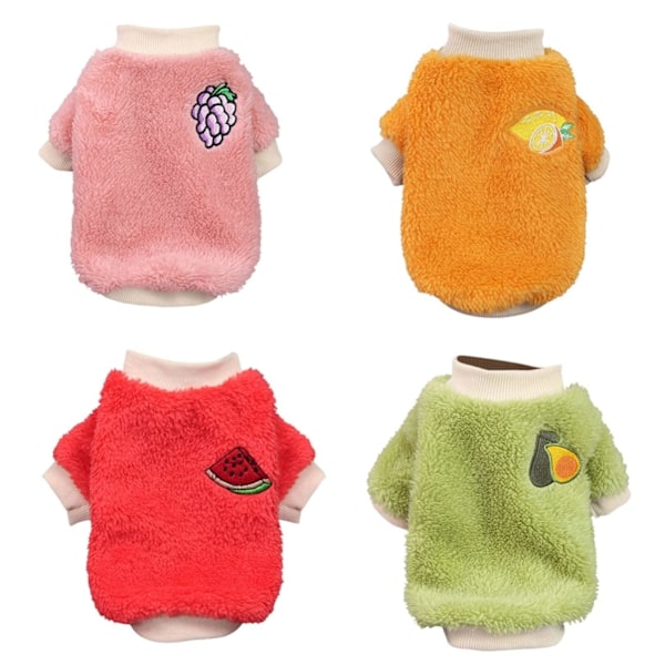 S Koiran Pentu Fleece Lämmin Hyppypaita Neuletakki Pieni Yorkie Chihuahua Kissan Vaatteet S