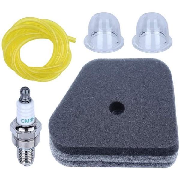 Luftfilter Tändstift Bränsleledningsfilter Primer Bulb kompatibel med STIHL FS90 FS100 FS110 String Trimmer