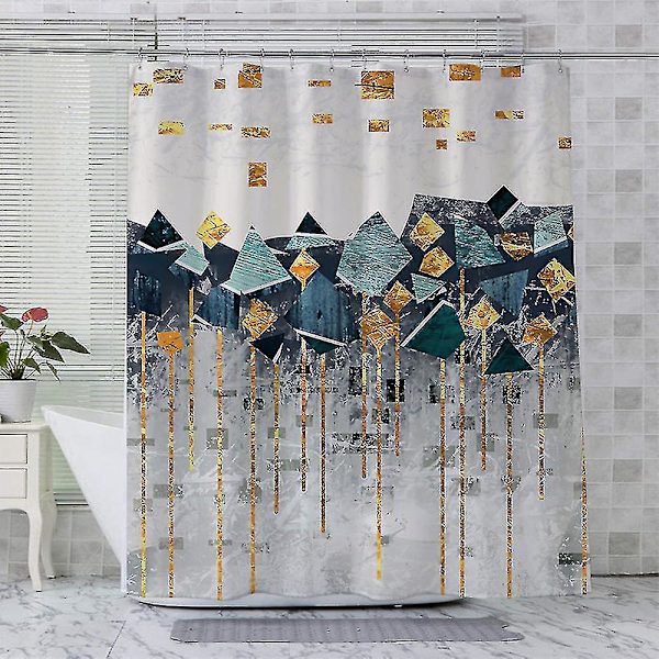 Moderni vedenpitävä suihkuverho, useita värejä ja kokoja Beige 180x200cm