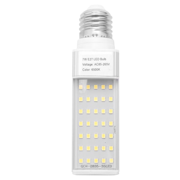Fishpod Hvit Planteakvarium 7w Vekstlys LED Tank Fisk Korall Pære E27 Lampe silver