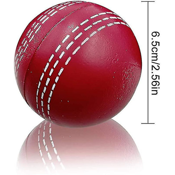 Cricketbold Crickettræning af bløde bolde Skumbolde med traditionelle sømme Crickettræning indendørs og udendørs brug -ES