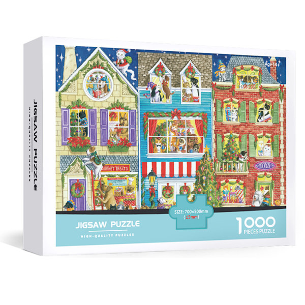 Mindbogglers Santa Express 1000-bitars Julpussel Barnleksak E