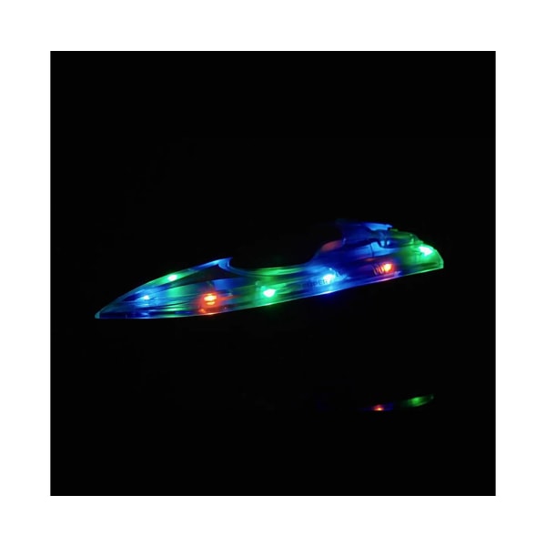 RC-veneet LED-valolla - 2,4 GHz, suuri nopeus, 15 km/h, kaukosäädin