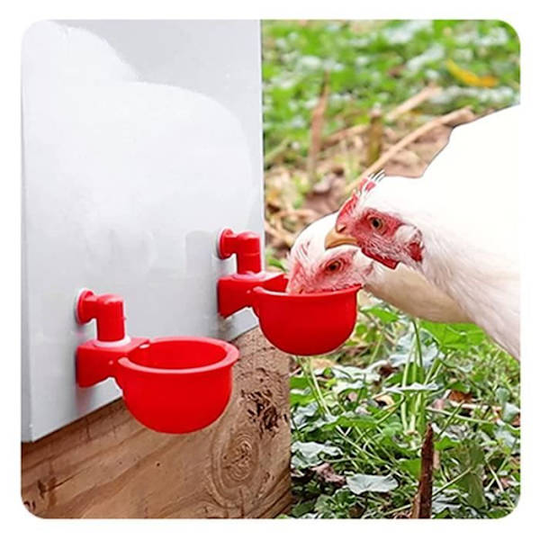 Atyao 4-pack Drickskålsdispenser Vattenkopp Dricks för Höns Kyckling Boskap -hg