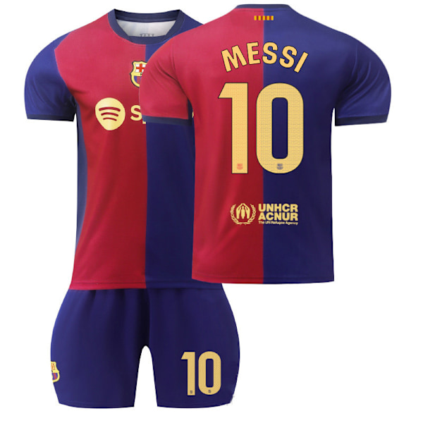 2425 Barcelona hjem Messi draktsett 22(120-130cm)