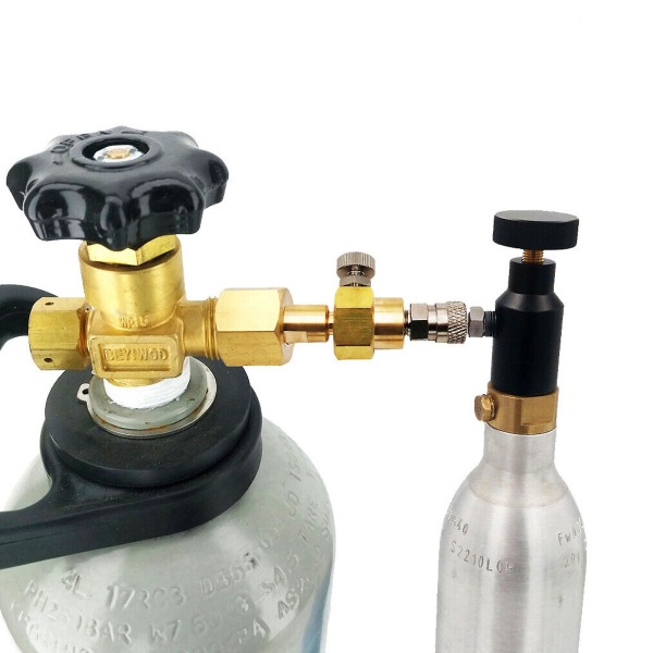 Efterfyldningsadapterkit til Sodastream Quick Connect W21.8 til CO2-tank A