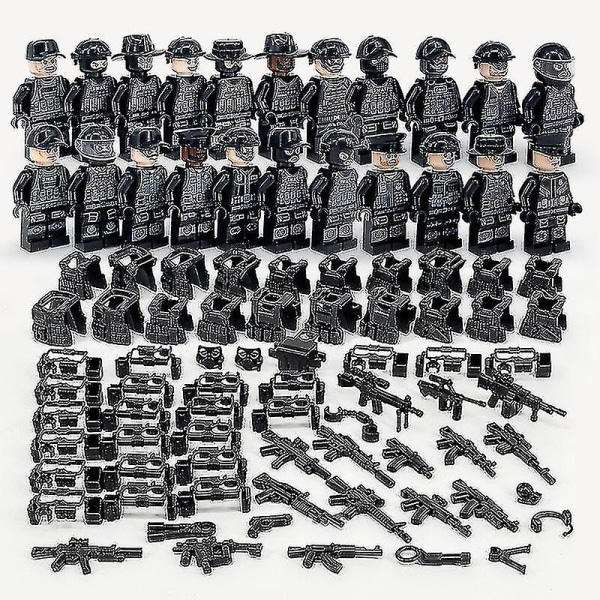 Militärserie Samlade Skurkar 22 Minifigurer