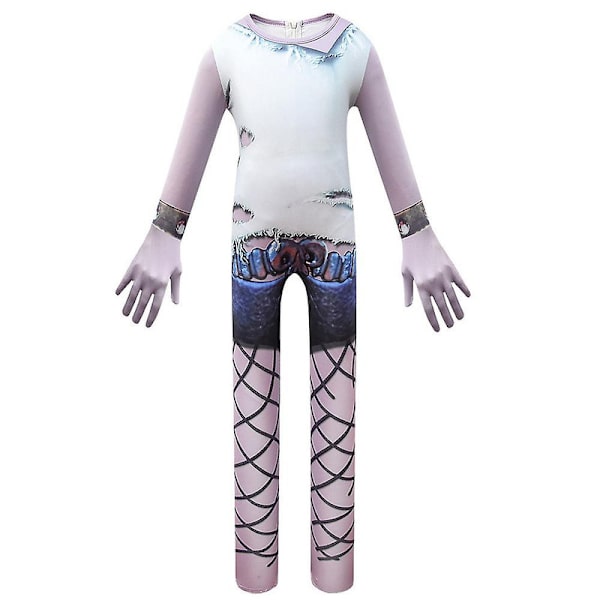 Barn Trolls World Tour Rock Queen Barb Karneval Cosplay Kostym För 4-10 år - Kostym 9-10 Years