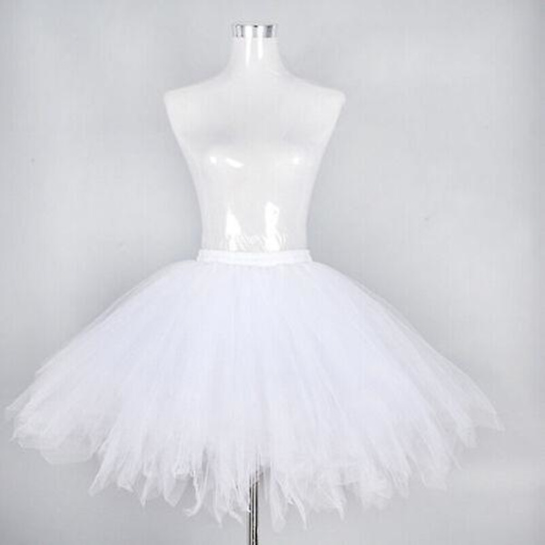 Tutuskjort för Möhippa, Balletkjol, Tullekjol, 4 Lager White XL