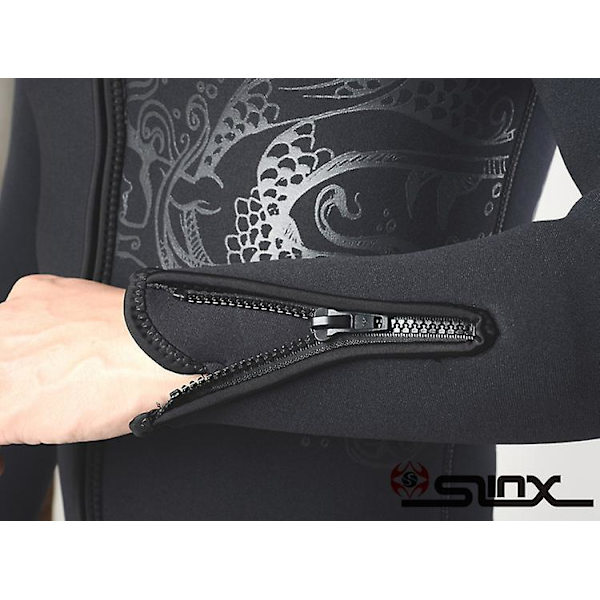 Slinx 5mm sukellus märkäpuku takit miesten neopreeni takki sukeltamiseen leijalautailu Vaatteet puku edessä vetoketju 5mm 1109B New XXL