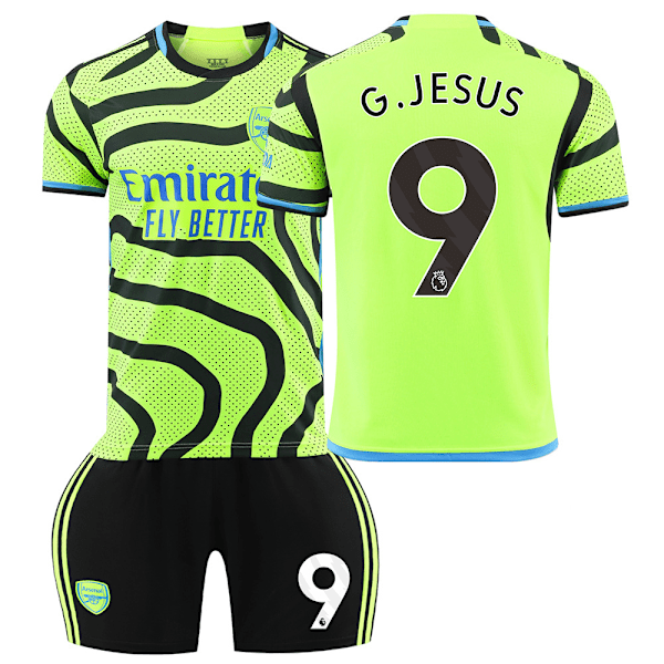 2324 Arsenal udebanetrøje fodbolduniformssæt-Jesus 28(150-160cm)