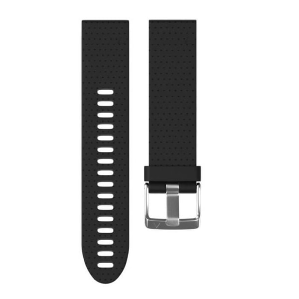 Silikoninen urheiluranneke Garmin Fenix ​​5S Multisport GPS watch, musta