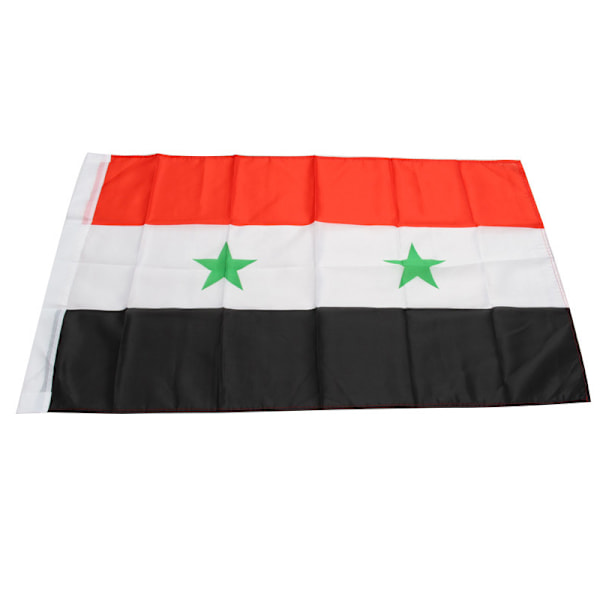 Syrisk flag 90*150cm 3*5ft polyester flag