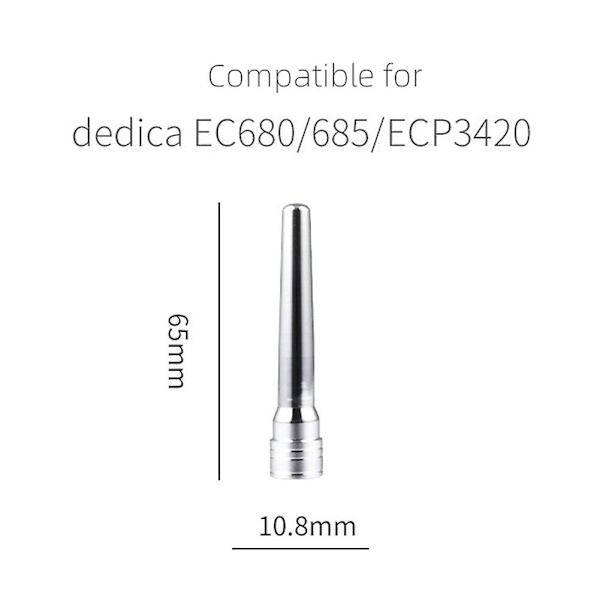 Höyrynokkasuutin Dedica EC680/EC685, EC9335, ECP3420, ECO310 -yhteensopiva, Maidonvaahdotusputki, Tahra KL