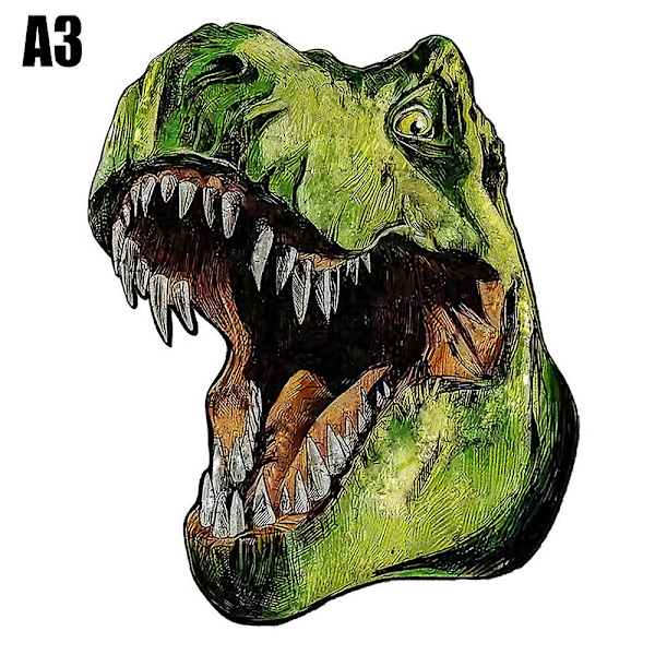 Træpuslespil Unik Dyreformet Puslespilsbrikker Voksne Børn Legetøj -ES Dinosaur A3