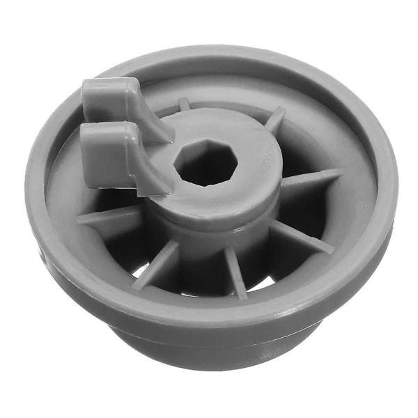 4 X oppvaskmaskin nedre kurvskinnehjul for Bosch Neff & Siemens Grå 165314 gray