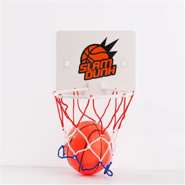 Mini Basketball Hoop Sæt Vægmontering Indendørs Basketball Sæt Til Børn Drenge (hvid)