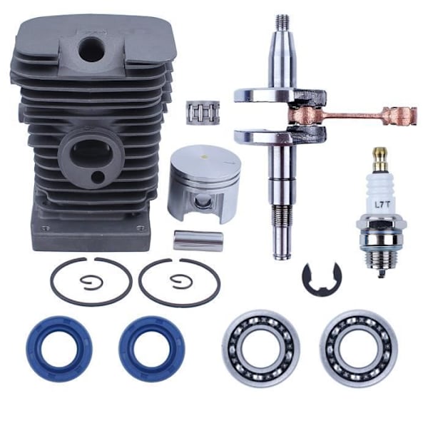NIKASIL Cylinder Kolv Vevaxel Toppfinish-kit Kompatibel med STIHL MS180 018 38MM Motorsåg
