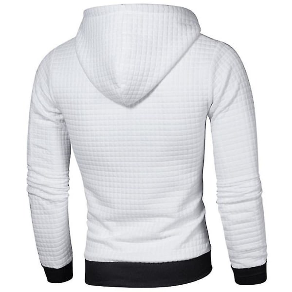 Huvtröja för Män, Huva, Tröja, Topp White L
