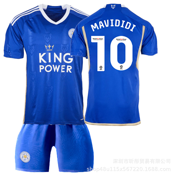 Leicester City 2023 hemmatröja fotbollströja - Mavididi L(175-180cm)