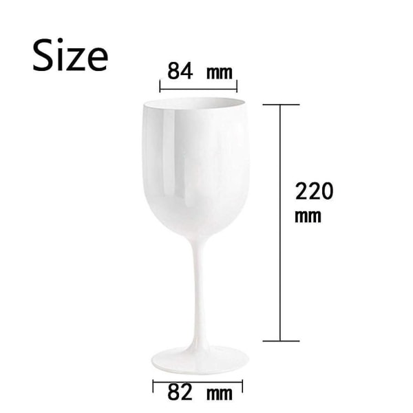 Eleganta och Okrossbara Vinglas, Plastvinglas, Osplitterliga Vinglas