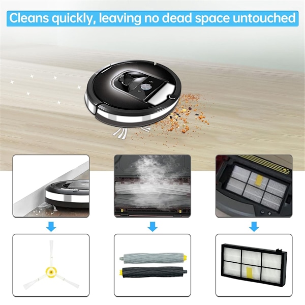 Varaosat iRobot Roomba 800 900 -sarjan 960 980 890 805 880 -sarjan robotti-imureihin, robotti-imurin lisävarusteet, varaosat