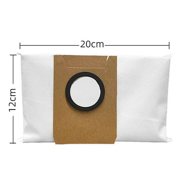 Dammsugarpåse med hög kapacitet och läckagesäker för Deebot X1 Omni robotdammsugare, 20-pack as shown