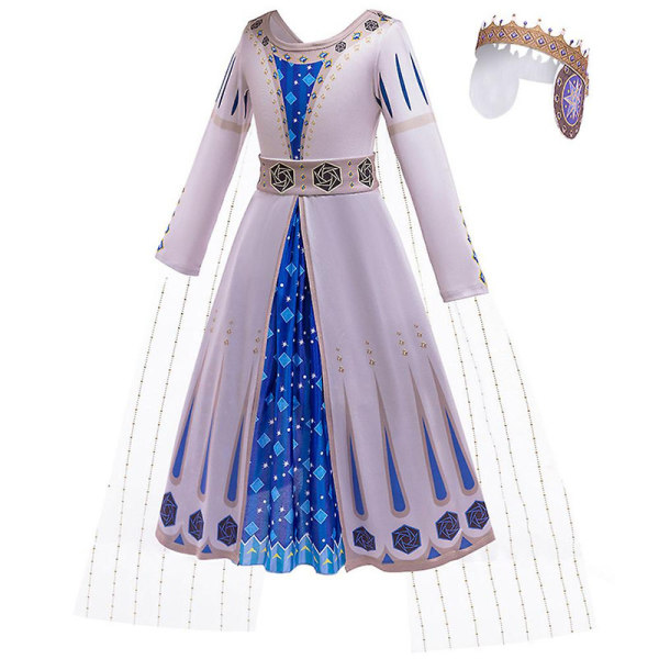 3-15 år Barn Jenter The Movie Wish Empress Cosplay Dress Party Fancy Dress Gifts 3-4Years