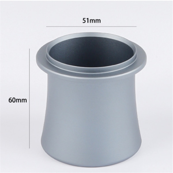 Italiensk Kaffemaskine Metal Fortykket Pulverkop Kværn Kaffekop Universal 51/53/54mm Tilbehør Sort