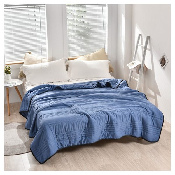 Ultra Cool -peitto kokoihin Full ja Twin - Ultrapehmeä ja pestävä peitto aikuisille ja lapsille Dark Blue 200*230