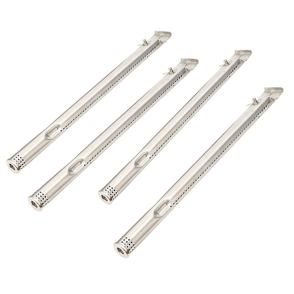 4 stk 4-pakning 15 15/16' rørbrenner rustfritt stål erstatning for Charbroil Grill deler Rørbrenner