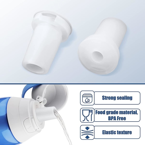 Ersättningsmunstycke för tuggventil, kompatibelt med Brita vattenflaska & Brita filtervattenflaska 2pcs