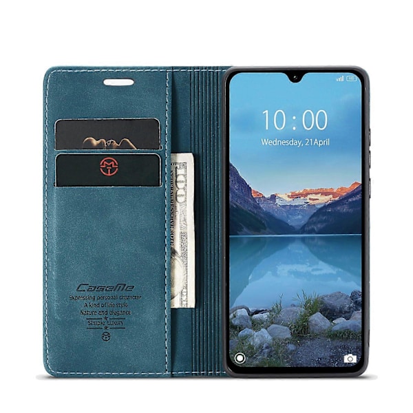 Til Xiaomi Redmi 14C 4G Etui CASEME 013 Serie Kortholder Stativ Læder Telefon Cover Multicolor Style E