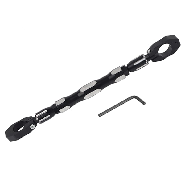 Justerbar Motorcykel Balance Tværstang 7/8\" 22mm Styr Forbedre Stang (Sort)