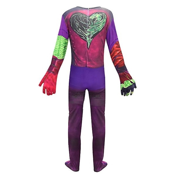 Descendants 3 Audrey Mal Cosplay Jumpsuit för Barnflickor - Lila 5-6 Years
