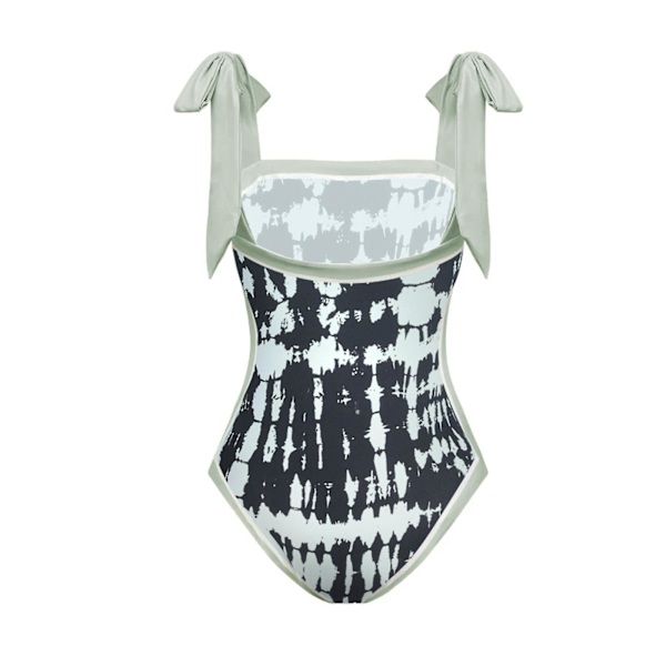 Badedragt Kvinder Kvinders Badetøj Enkelt Badetøj Bikini Snøre Badetøj Lang Skørt Chiffon Todelt Sæt Badetøj Til Kvinder White L