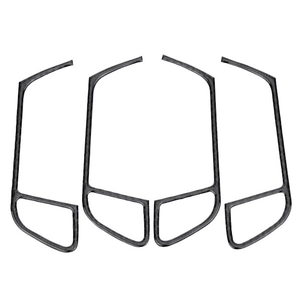 4 st kolfiber inre dörrhandtag ram täck trim för Audi A4 B8 2009-2016
