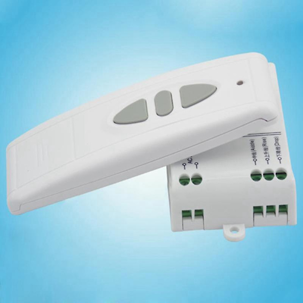 -t02 Ac 220v Motor Trådløs fjernkontrollbryter Opp Ned Stopp Rørmotorkontroller Forover Revers Tx Rx Låset -HG White