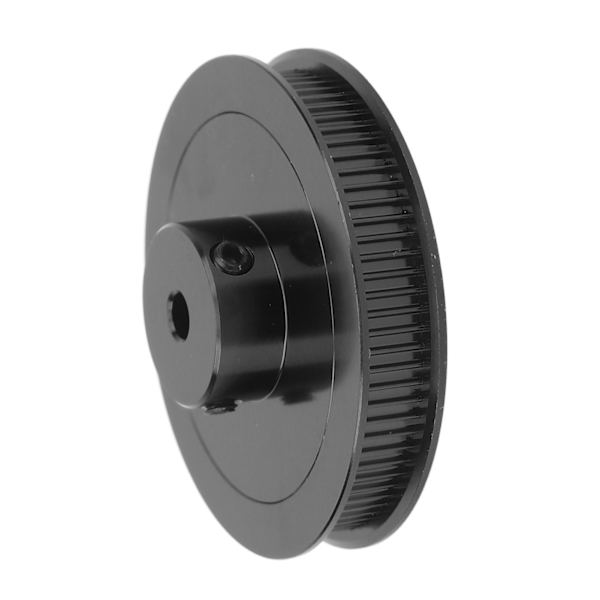 Synkronhjul 80T 5mm GT2 kuggrem remskiva legering stål för 3D-skrivare CNC svarv svart
