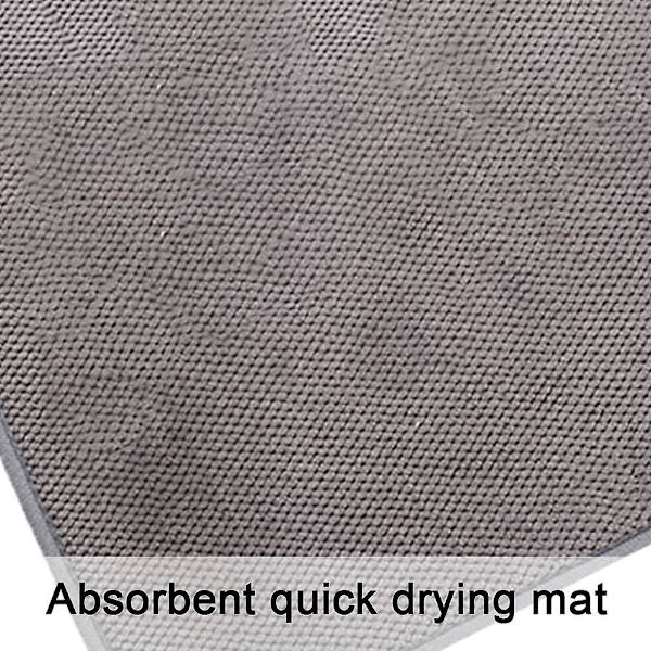 Opvaskemåtte Mikrofiber opvaskemåtte, superabsorberende, mikrofiber opvaskemåtte Grey