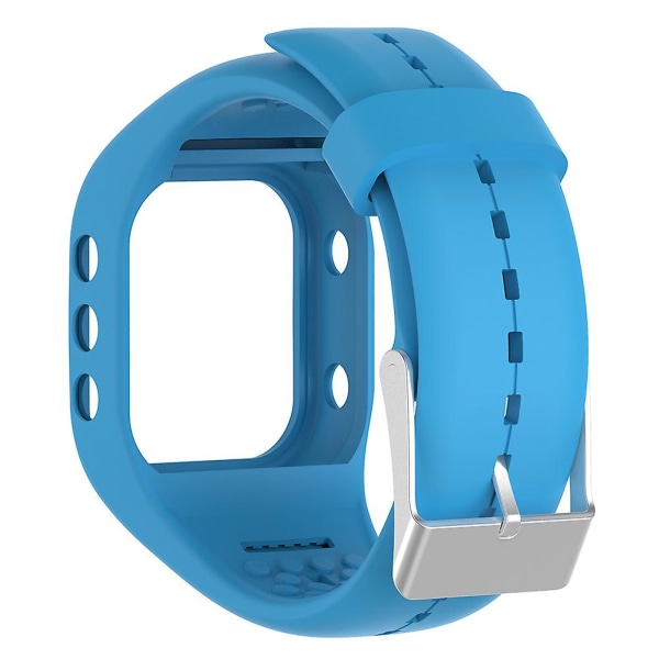 Justerbar sports-silikonklokkerem Håndleddsrem kompatibel med Polar A300 Smart Armbånd -HG Navy Blue