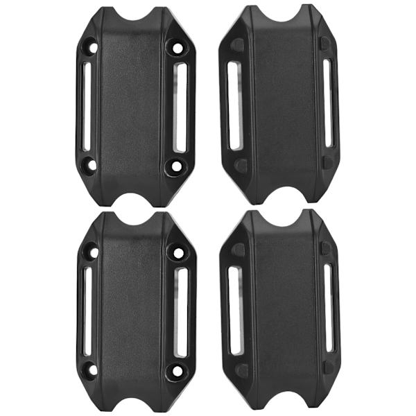 Motorcykel Motorbeskyttelses Bumper Beskyttende Dekorativ Blok 25mm Styrtbøjle (Sort)
