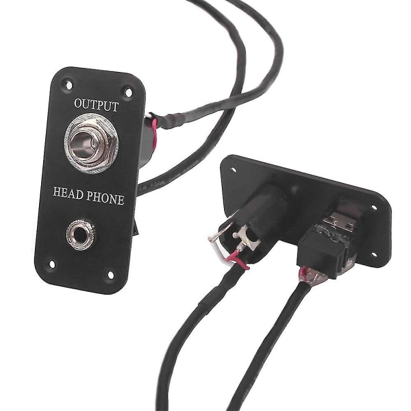 Elektrisk violin pickup Piezo Preamp tilbehør med Active Tone System Messing -HG Black
