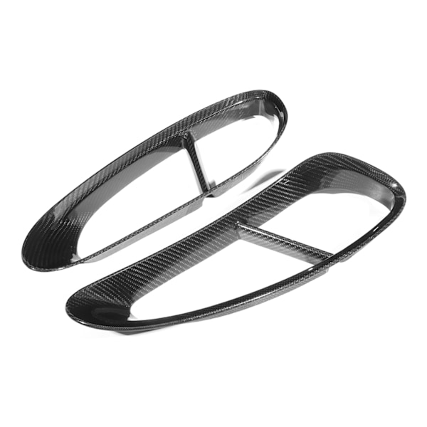 2 st kolfiber skärmar trim sidoluftsventil scoop cover refitting passar för Porsche BOXSTER 981 13-15