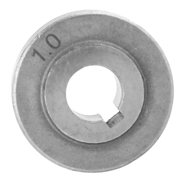 Rullmatare i rostfritt stål 0,8/1,0/1,2/1,4/1,6 svetsningstrådmatningsstyrningshjul (1,0 mm)