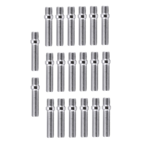 20 st 50 mm förlängda hjulbultar konvertering 12x1,5 till 12x1,5 skruvadapter passar för A4 1998‑2008