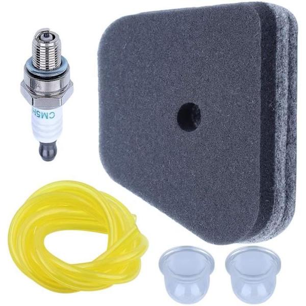 Luftfilter Tändstift Bränsleledningsfilter Primer Bulb kompatibel med STIHL FS90 FS100 FS110 String Trimmer