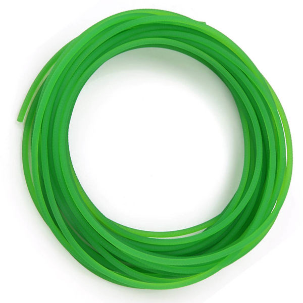 Grønn PU-polyuretan rundrem med ru overflate for drivtransmisjon (6 mm * 10 m)