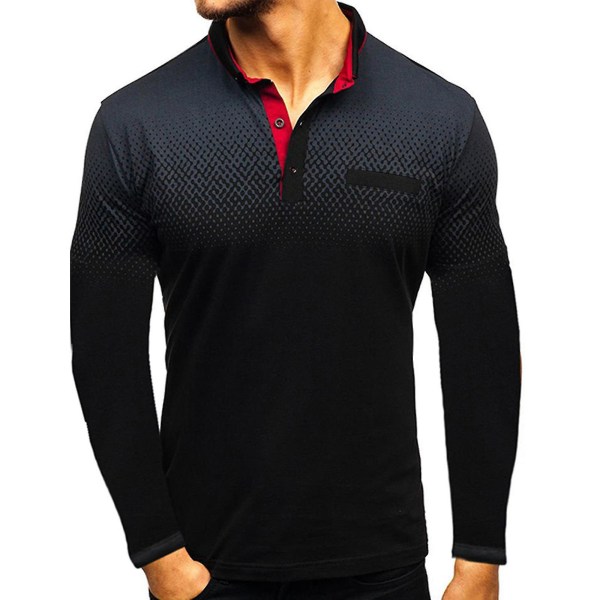 Herreoverdele Golf Polo Shirt Business Shirt Black 2XL