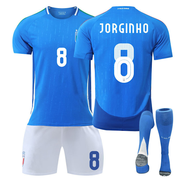 2425 Italiensk fodboldtrøje JORGINHO Trøjesæt B 24(130-140cm)